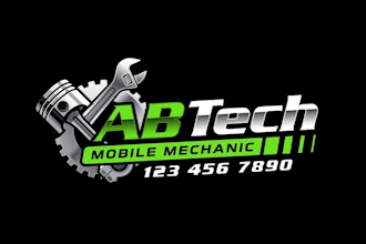design a professional automotive, car, and auto repair logo for your brand