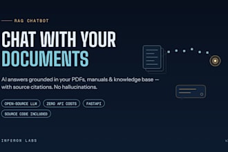 build an ai chatbot trained on your documents using rag and open source llms