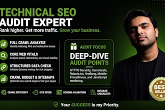 do a deep technical SEO audit report and competitor growth strategy