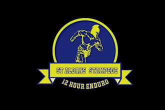 design fantastic marathon running event logo