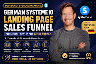german systeme io german landing page germany systeme io sales funnel funnelish