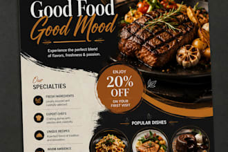 create modern flyer design for business, event and marketing