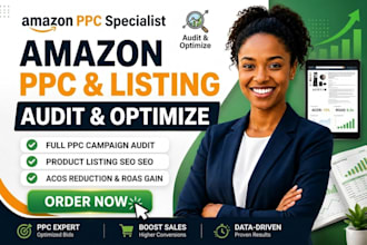 audit and optimize your amazon ppc campaigns and product listing