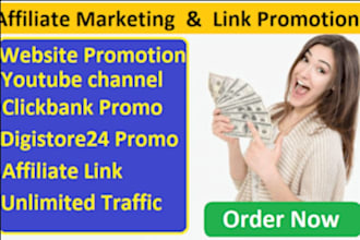clickbank affiliate link promotion, share website link to 500m targeted audience