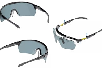do 3d glasses, eyewear, sunglasses, 3d printable files ready for manufacturing