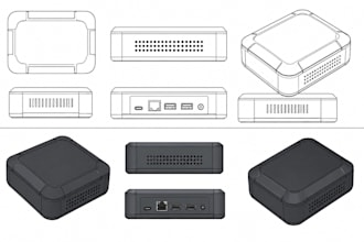 design custom electronic product enclosure, pcb housing, and iot device casings