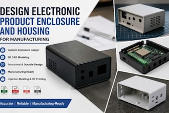 design professional electronic product enclosure and housing