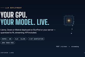 deploy open source llm on runpod or your GPU server with fastapi