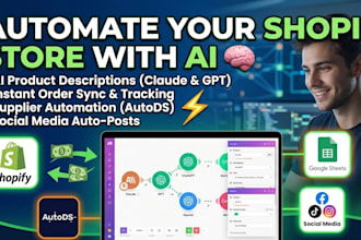 automate your shopify store using ai