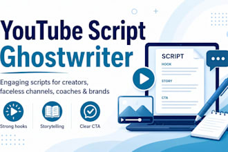 do youtube script ghostwriting