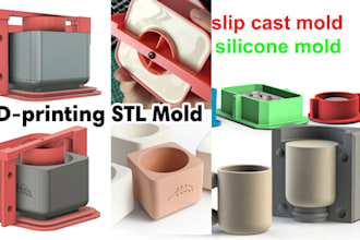 costom 3d silicone mold slip casting soap chocolate candle injection mold for
