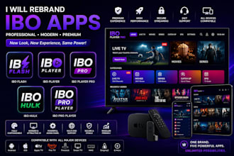 rebrand ibo flash, ibo player, ibo player pro, ibo hulk, ibo pro player for you