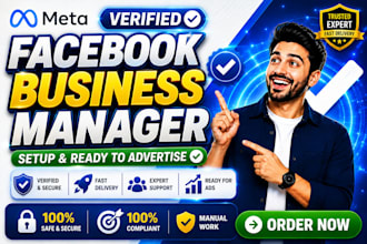 create fresh verified facebook bm verified bm and fb business manager