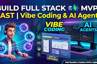 build software and full stack mvps using vibe coding and ai