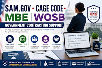 register your business for sam gov and cage code