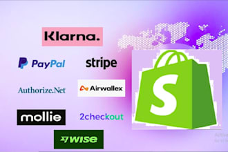 create and integrate shopify payment gateway, payment gateway, klarna, airwallex