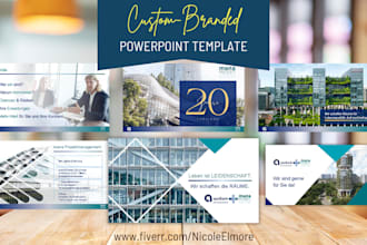 design an oustanding powerpoint PPT template