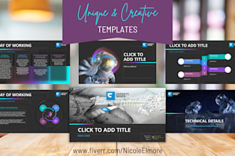 design an oustanding powerpoint PPT template