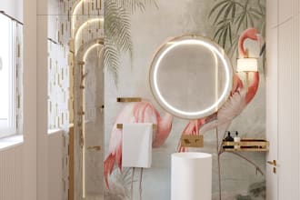 create photorealistic 3d bathroom rendering