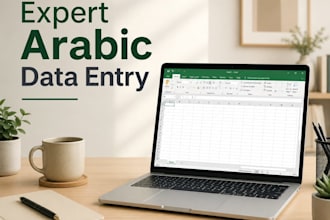 do professional arabic data entry and typing expert