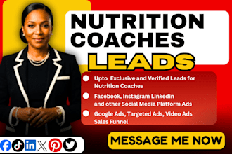 generate daily nutrition coach, weight loss, nutrition coach leads, google ads