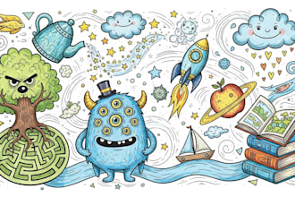 make illustration or doodle for anything
