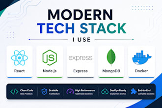 build react web app or node backend API