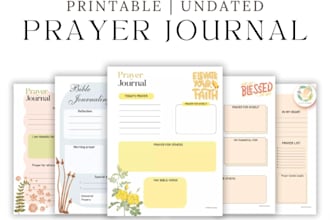 design christian prayer journal, devotional workbook, faith planner,bible study