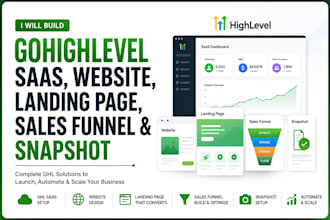 gohighlevel saas gohighlevel website go high level landing page ghl sales funnel