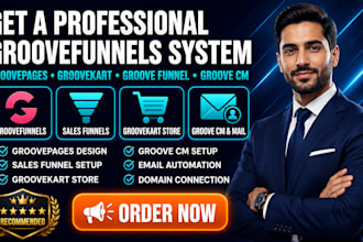 build groove pages, groove kart, groovepage, groove funnel, groovekart groove cm