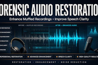 provide forensic audio restoration and enhance muffled recordings