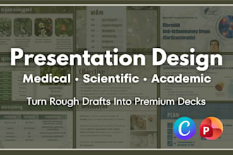 design professional medical scientific presentations