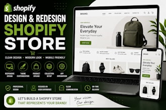 design or redesign a shopify store for your business