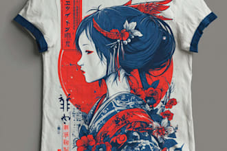 design creative minimalist tshirt for your brand