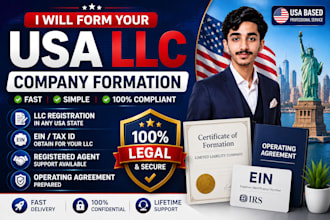 set up your USA llc company with step by step guidance