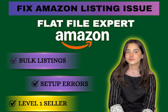 solve amazon listing errors, amazon flat file errors
