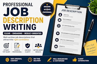 create customized and engaging job descriptions