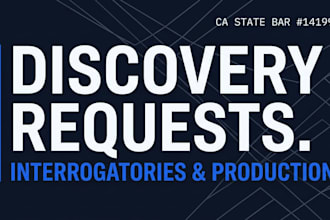 draft a high impact discovery set for your business lawsuit
