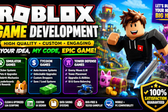 develop roblox simulator, tycoon, or tower defense game