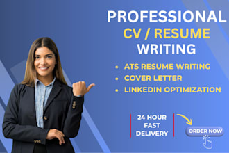 write ats resume, cover letter and linkedin