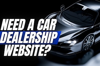 build a car rental, taxi booking or car dealership website