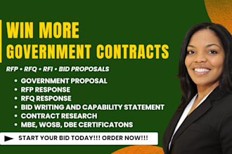 write winning rfp, rfq, bid proposals and government contract proposals