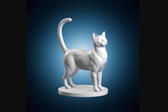 do 3d animal model fur xgen 3d cats model 3d maya  realistic