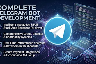 create telegram bots for automation and moderation