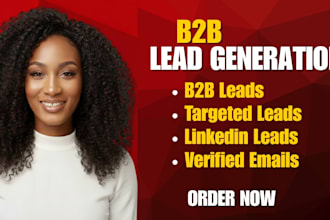 provide targeted b2b leads, email lists, and linkedin leads