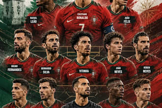 design FIFA world cup 2026 poster, football match day flyer,