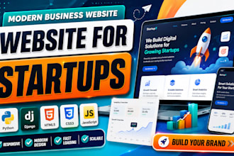craft modern and eyecatching websites for startups