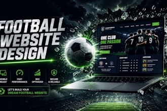 build a football academy, club, or tournament website on wordpress