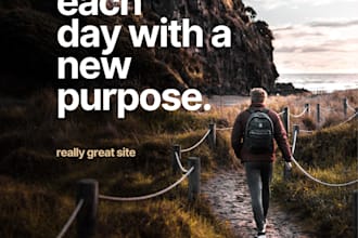 design creative posters for you