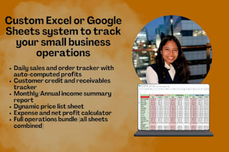 build a custom google sheets tracker for your business